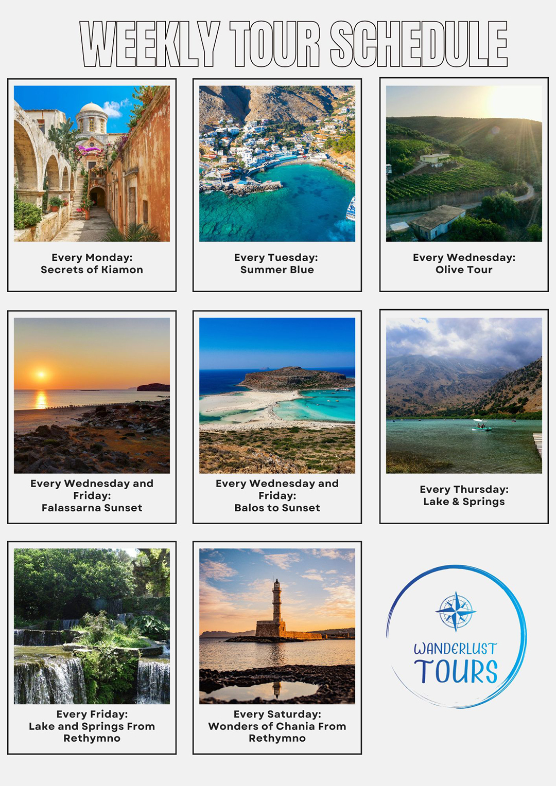 WANDERLUST TOURS CHANIA
